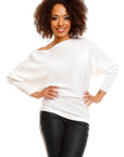 Bat style blouse model 84277 PeeKaBoo