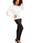 Bat style blouse model 84277 PeeKaBoo