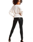 Bat style blouse model 84277 PeeKaBoo