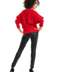 Bat style blouse model 84279 PeeKaBoo