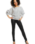 Bat style blouse model 84282 PeeKaBoo