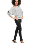 Bat style blouse model 84282 PeeKaBoo