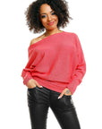 Bat style blouse model 84283 PeeKaBoo