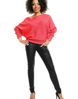 Bat style blouse model 84283 PeeKaBoo