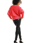 Bat style blouse model 84283 PeeKaBoo