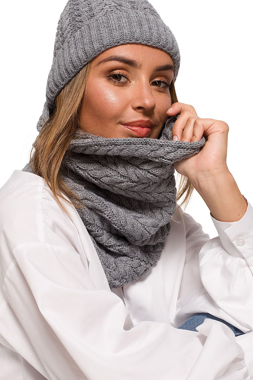  Infinity Scarf model 157561 BE Knit 