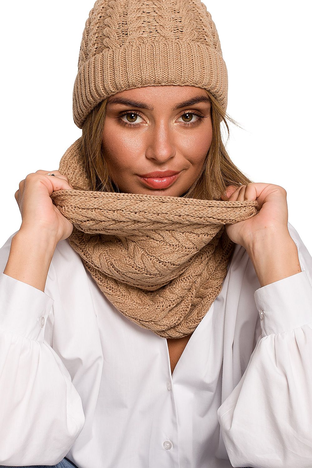  Infinity Scarf model 157562 BE Knit 